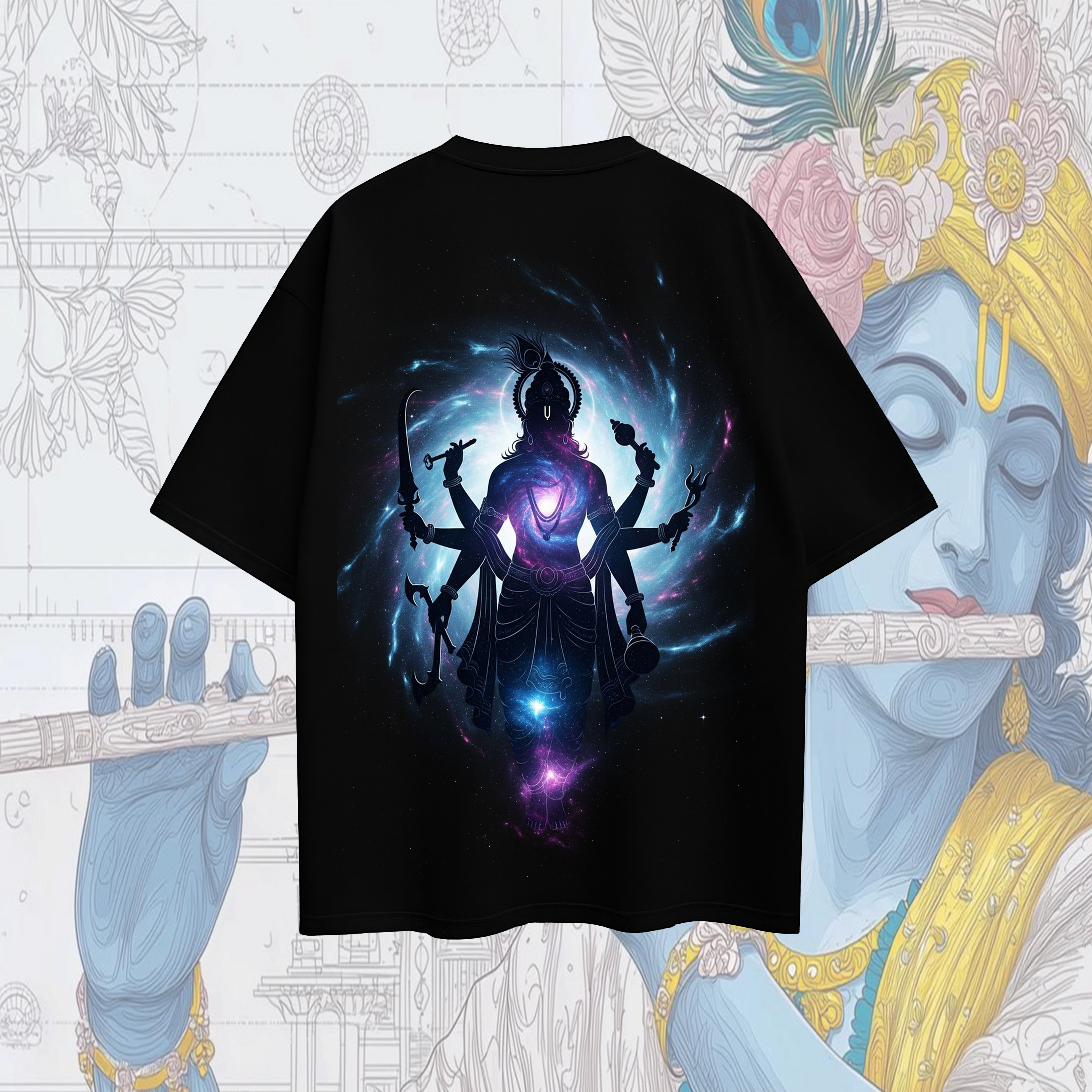 Lord Krishna Bagavan | Lord Vishnu Tee Om Namo Bhagavate Vasudevaya