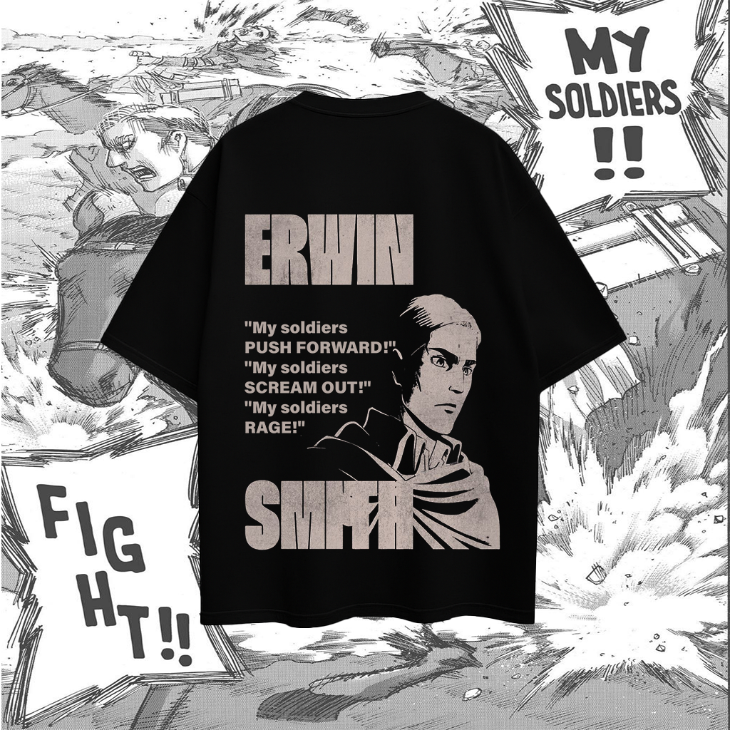 ERWIN SMITH: MY SOLDIERS, RAGE! T-SHIRT – Studs and Nerds