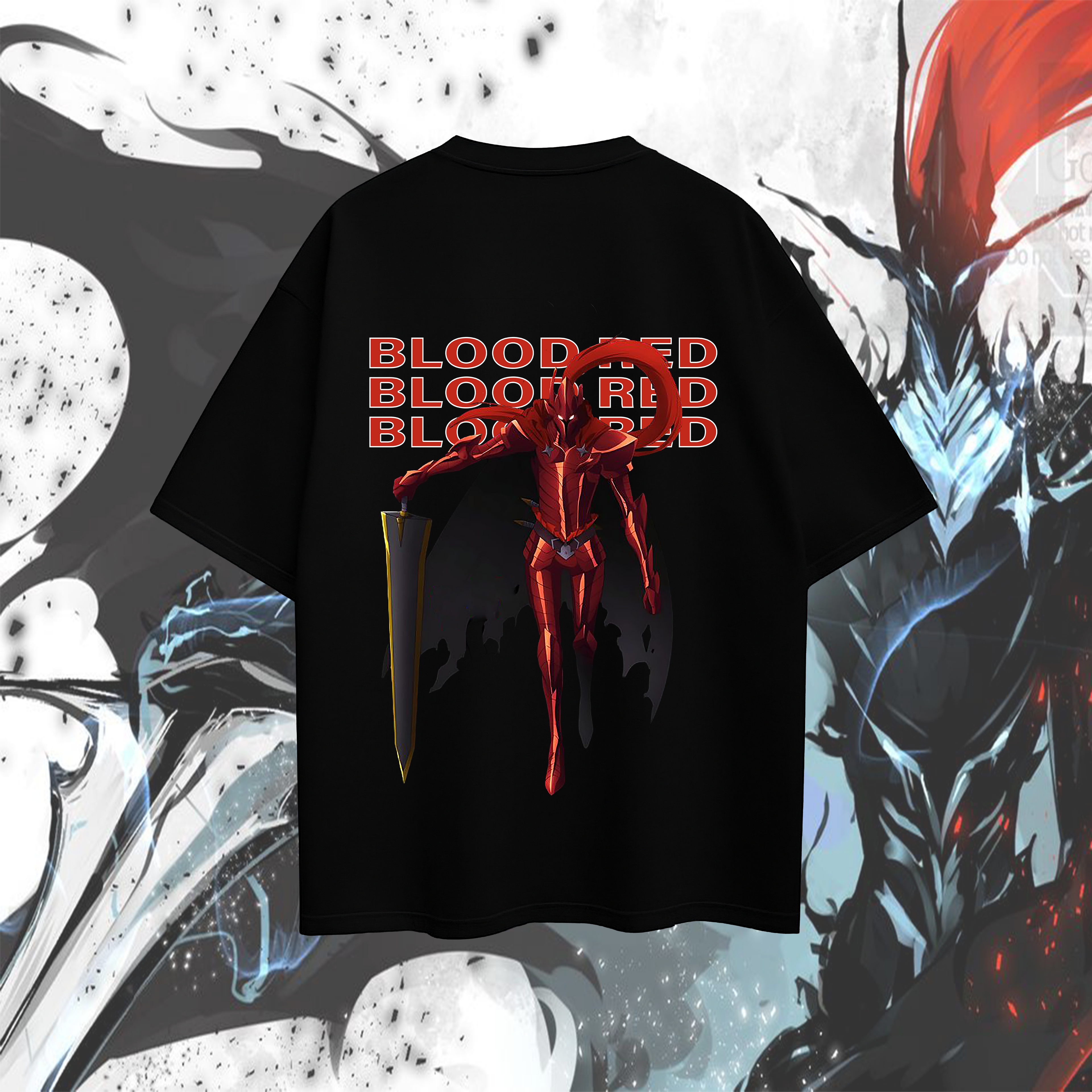 Igris Solo Leveling Blood-Red Commander T-Shirt | Shadow Knight Tee