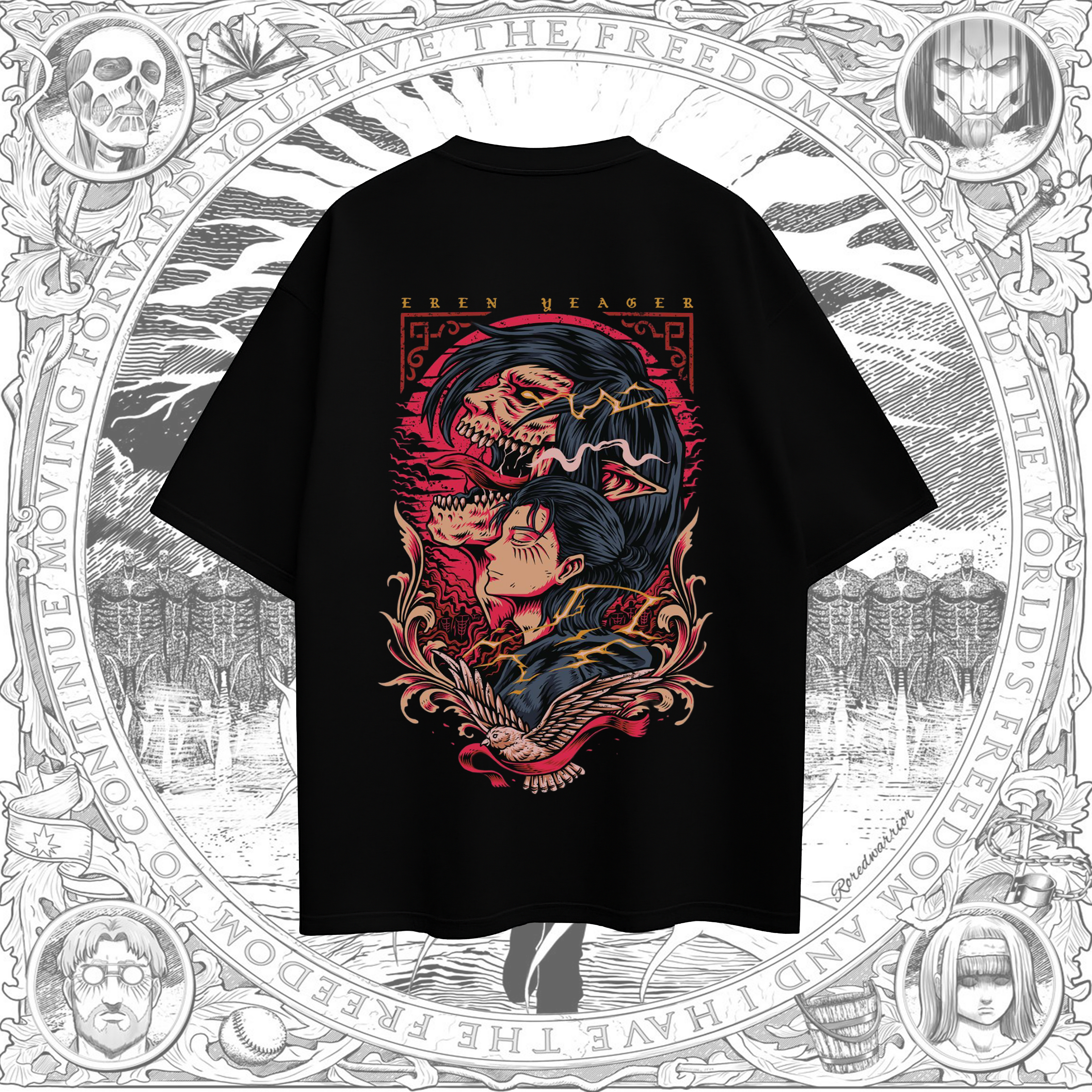Eren Yeager T-Shirt | Attack on Titan Founding Titan Tee