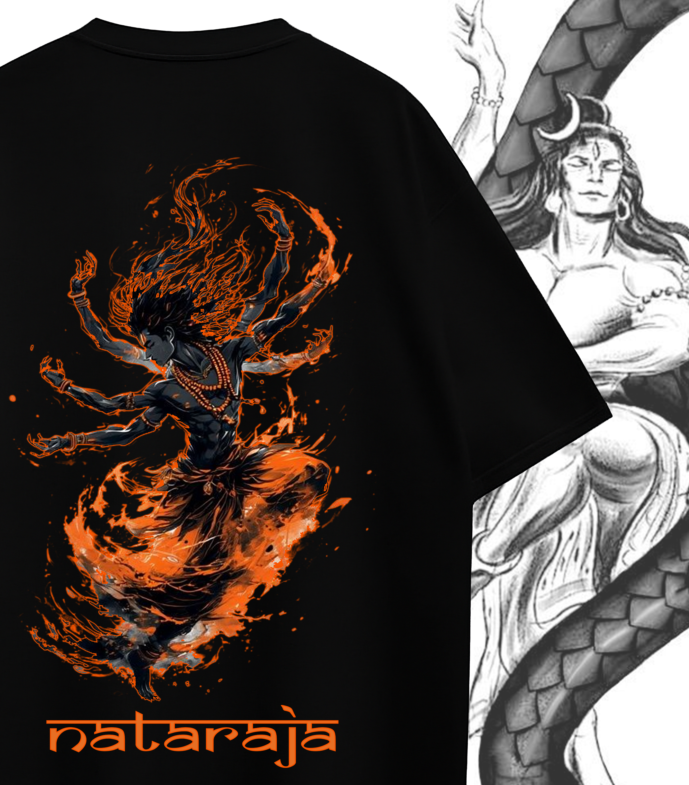 Nataraja Lord Shiva Cosmic Dancer | Tandava Art Tee
