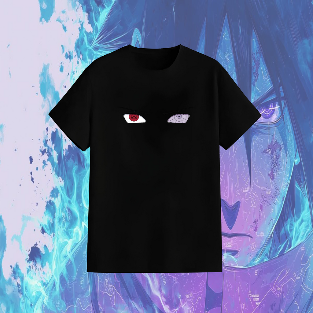 Sasuke Uchiha T-Shirt | The Avenger | Naruto Shippuden Sharingan Tee