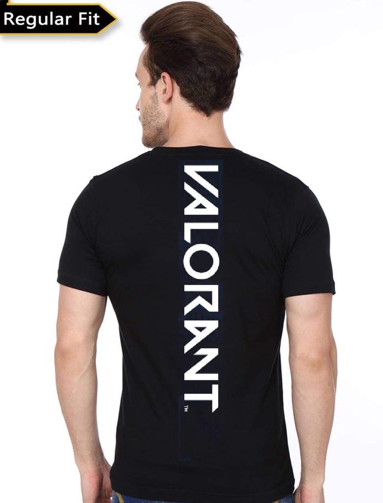 Valorant Phoenix Half Sleeve Black T-Shirt