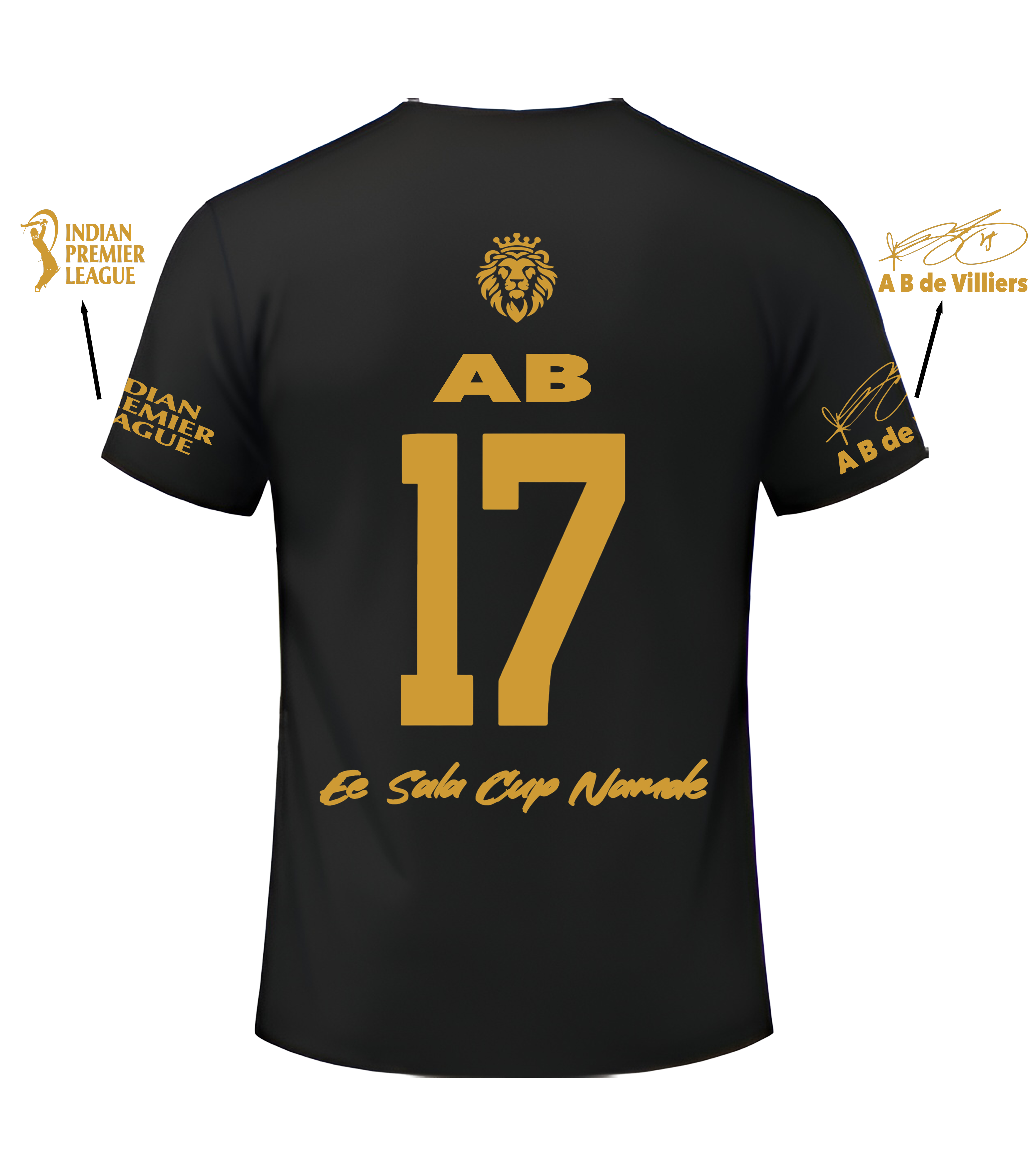 RCB AB de Villers 17 Tshirt
