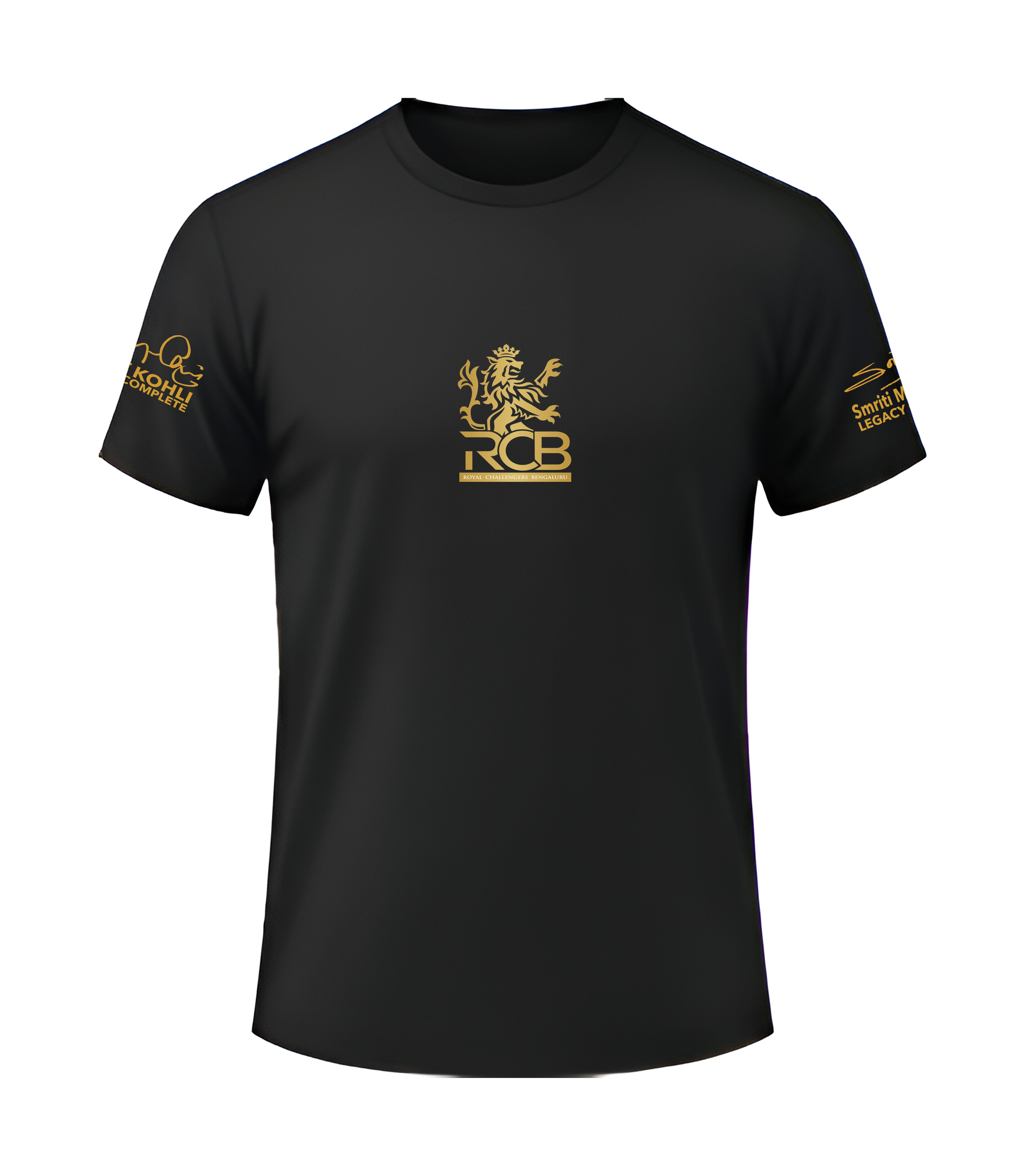 RCB Black Edition T-Shirt – Bold. Fearless. Red Spirit.